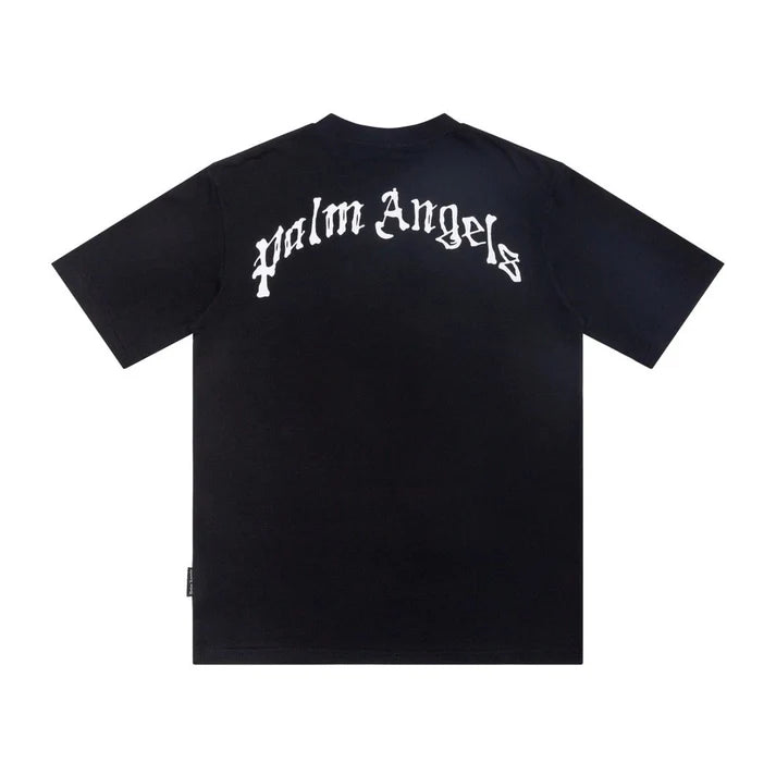 T-Shirt Palm Angels Version Broken Bear Cartoon - Black